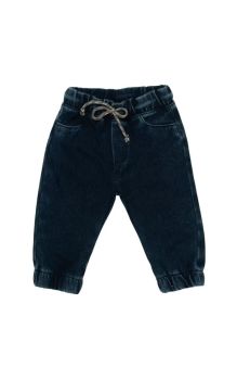 Calça Jogger Jeans Malha Bebê Menino Tecnologia 360°