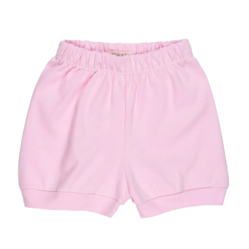 Short Bebê Menina Algodão Rosa Claro Mini & Co